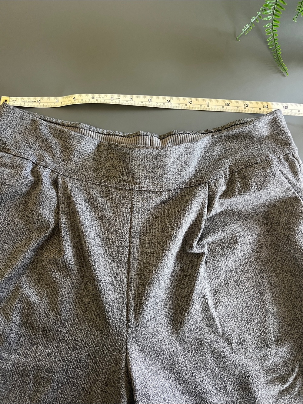 Rei Cooperative Gray Ribbed Elastic Waistband Pants